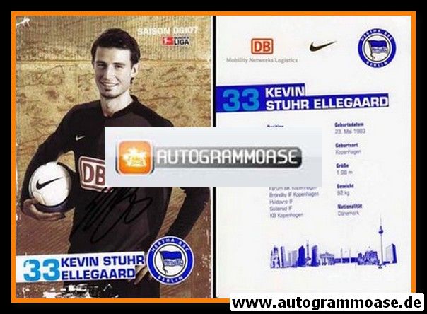 Autogramm Fussball | Hertha BSC Berlin | 2006 | Kevin STUHR ELLEGAARD