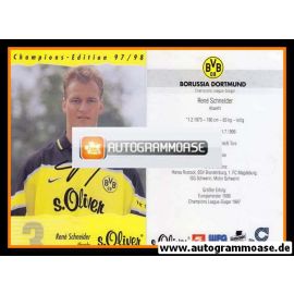 Autogramm Fussball | Borussia Dortmund | 1997 | Rene SCHNEIDER