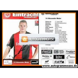 Autogramm Fussball | Eintracht Frankfurt | 2008 | Alexander MEIER