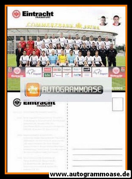 Mannschaftskarte Fussball | Eintracht Frankfurt | 2008