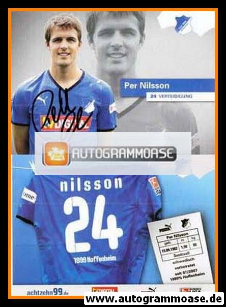 Autogramm Fussball | TSG 1899 Hoffenheim | 2008 | Per NILSSON