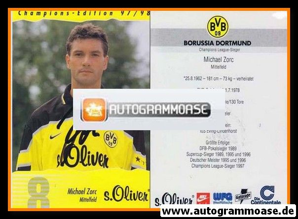 Autogramm Fussball | Borussia Dortmund | 1997 | Michael ZORC