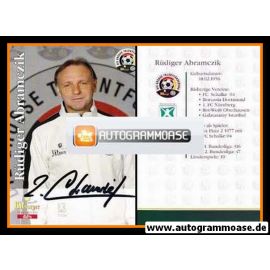 Autogramm Fussball | 2000er | Rüdiger ABRAMCZIK (Talentförderung)