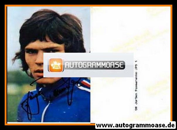 Autogramm Fussball | DDR | 1970er Foto | Jürgen POMMERENKE (Portrait Color)