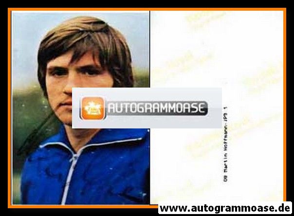 Autogramm Fussball | DDR | 1970er Foto | Martin HOFFMANN (Portrait Color) 1