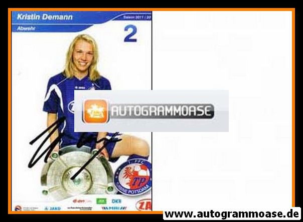 Autogramm Fussball (D) | 1. FFC Turbine Potsdam | 2011 | Kristin DEMANN