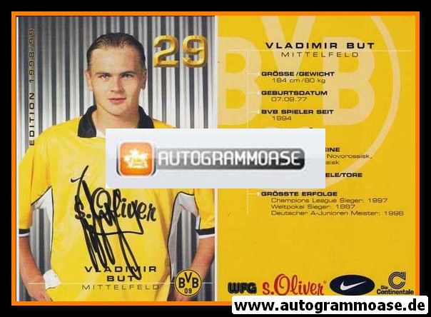Autogramm Fussball | Borussia Dortmund | 1998 | Vladimir BUT