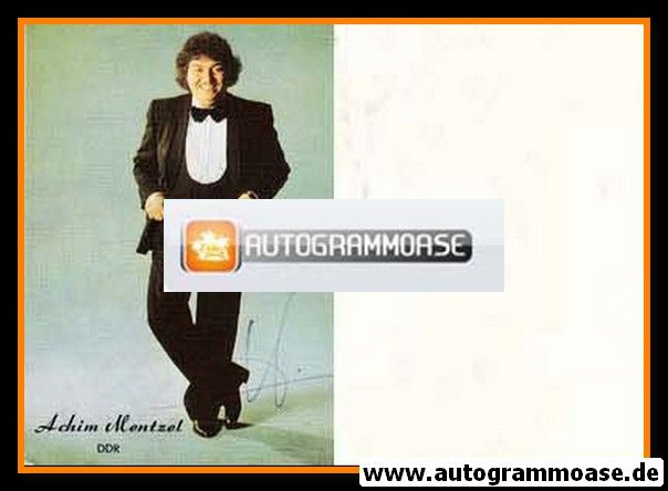 Autogramm Musik / TV | Achim MENTZEL | 1980er (DDR)