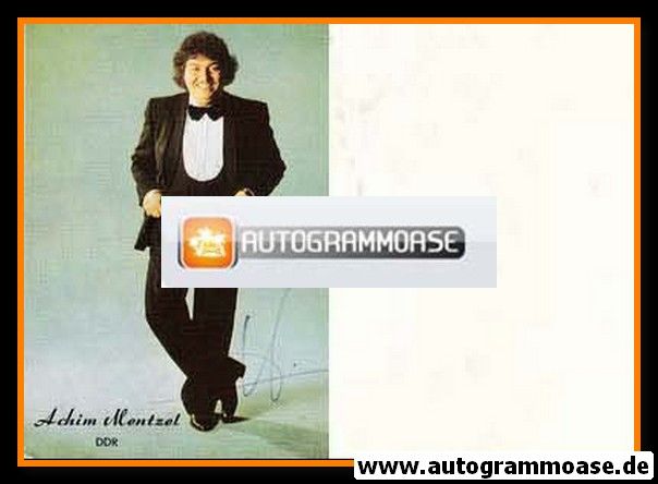 Autogramm Musik / TV | Achim MENTZEL | 1980er (Portrait Color DDR) 1