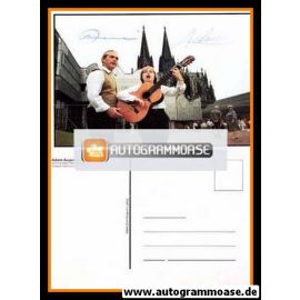 Autogramme Volksmusik | Adam AUGUSTINE + Vater | 1990er (Deutschland-Tour)
