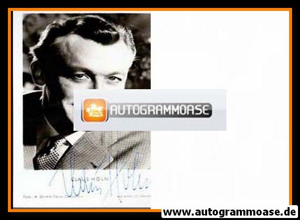 Autogramm Film | Claus HOLM | 1956 "Wie Einst Lilli Marleen" (Portrait SW)