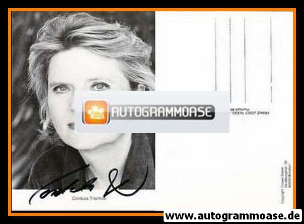 Autogramm Schauspieler | Cordula TRANTOW | 1980er (Portrait SW Rüdel) Sinjen