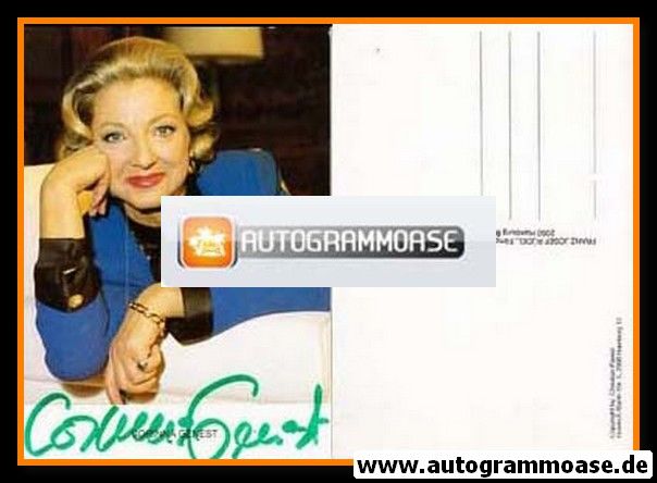 Autogramm Schauspieler | Corinna GENEST | 1980er (Portrait Color Rüdel) Pantel