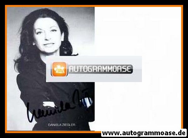 Autogramm Schauspieler | Daniela ZIEGLER | 1980er (Portrait SW)