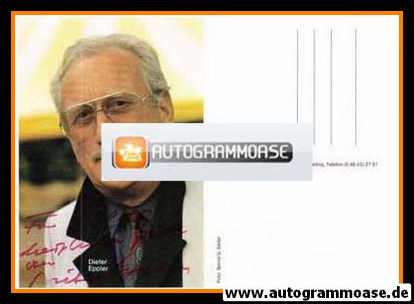 Autogramm Schauspieler | Dieter EPPLER | 1990er (Portrait Color Seiler)