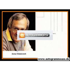 Autogramm Kabarett | Dieter HILDEBRANDT | 1980er (Portrait Color) Sessner