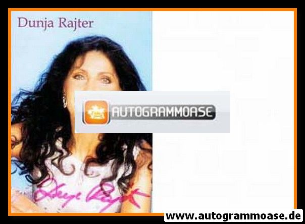 Autogramm Schlager | Dunja RAJTER | 2000er (Portrait Color)