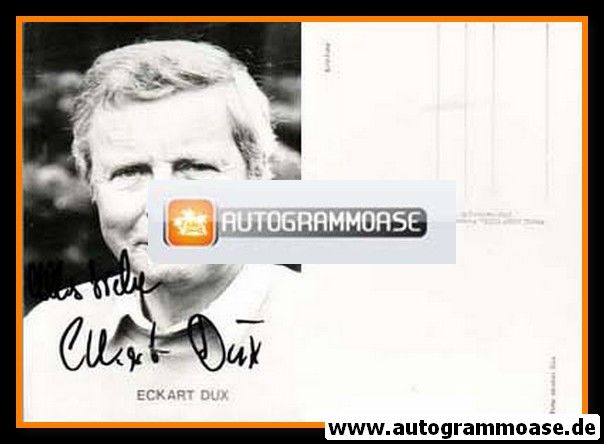 Autogramm Schauspieler | Eckart DUX | 1980er (Portrait SW Rüdel) 1