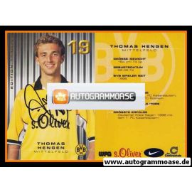 Autogramm Fussball | Borussia Dortmund | 1998 | Thomas HENGEN
