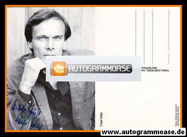 Autogramm Schauspieler | Edgar SELGE | 1980er (Portrait SW Rüdel) Ferrantini