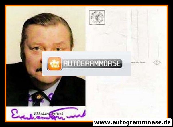 Autogramm Schauspieler | Ekkehard FRITSCH | 1980er (Portrait Color Kaesberg)