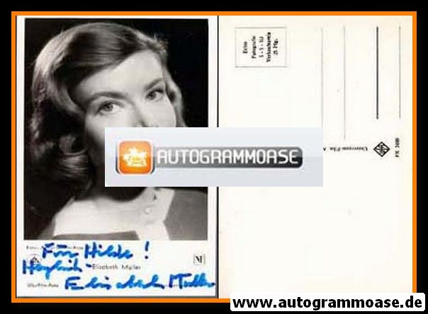 Autogramm Schauspieler | Elisabeth MÜLLER | 1950er (Portrait SW Ufa)