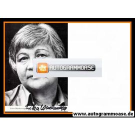 Autogramm Schauspieler | Erika WACKERNAGEL | 1980er (Portrait SW)