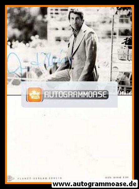 Autogramm Schauspieler | Ernst HEISE | 1980er (Planet-Verlag)