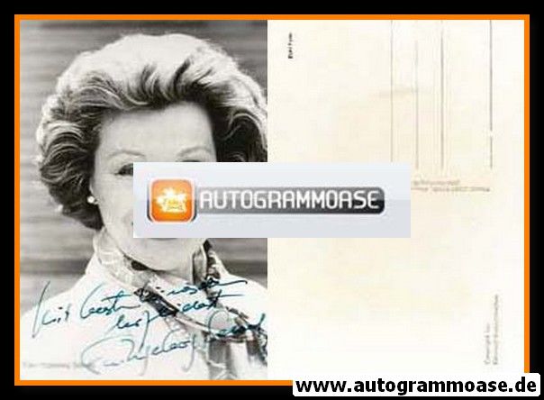 Autogramm Schauspieler | Eva-Ingeborg SCHOLZ | 1980er (Portrait SW Rüdel)