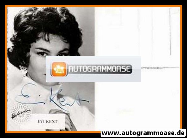 Autogramm Schauspieler | Evi KENT | 1960er (Portrait SW Heliodor)