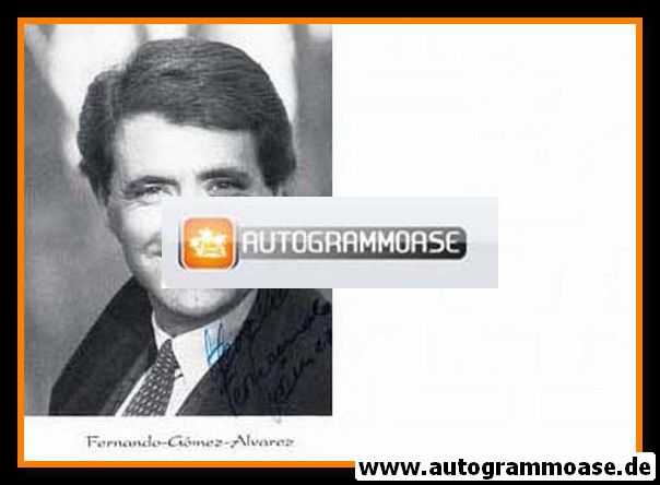 Autogramm TV | Mexiko | Fernando GOMEZ-ALVAREZ | 1990er (Portrait SW)