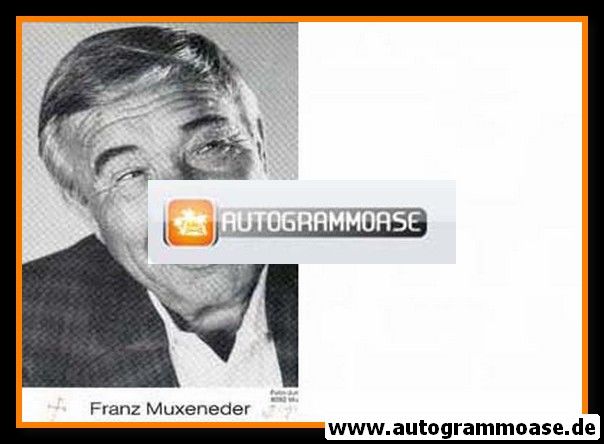 AK Schauspieler | Franz MUXENEDER | 1980er (Portrait SW)
