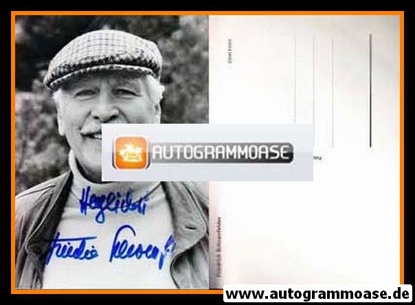 Autogramm Schauspieler | Friedrich SCHOENFELDER | 1980er (Portrait SW) Teutopress