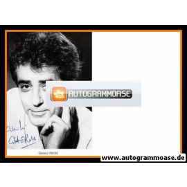 Autogramm Film (Frankreich) | Gerard HEROLD | 1980er (Portrait SW)