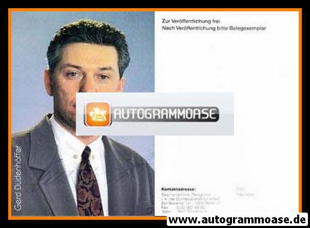 Autogramm Kabarett | Gerd DUDENHÖFFER | 1990er (Portrait Color)