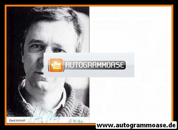 Autogramm Schauspieler | Gerd ANTHOFF | 1980er (Portrait SW)