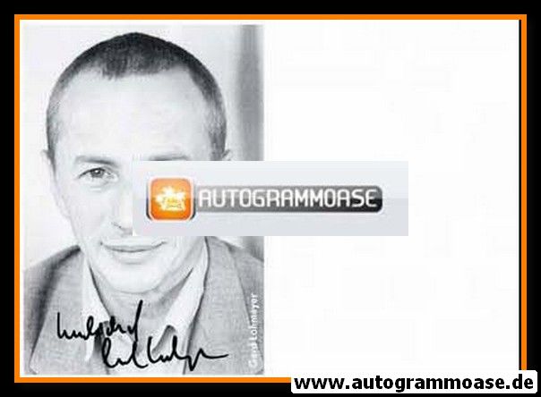 Autogramm Schauspieler | Gerd LOHMEYER | 1990er (Portrait SW)