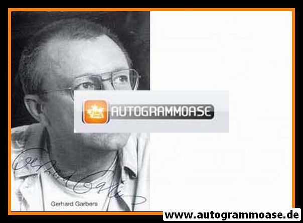 Autogramm Schauspieler | Gerhard GARBERS | 1980er (Portrait SW)