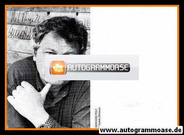 Autogramm Kabarett | Gerhard POLT | 1990er (Portrait SW Ohlbaum)