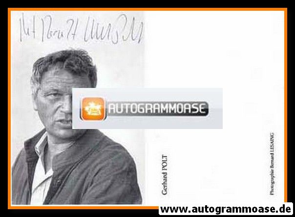 Autogramm Kabarett | Gerhard POLT | 1990er (Portrait SW Lesaing)