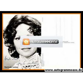 Autogramm Schauspieler | Gerlinde LOCKER | 1970er (Portrait SW Rüdel)