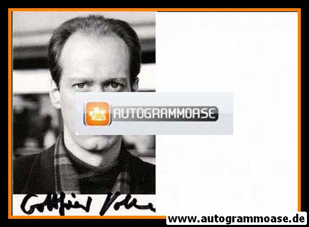 Autogramm Schauspieler | Gottfried VOLLMER | 1980er (Portrait SW)