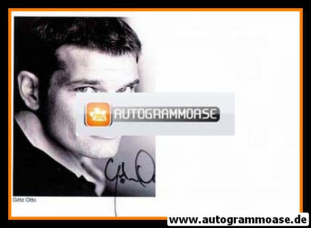 Autogramm Schauspieler | Götz OTTO | 1990er (Portrait SW) 2