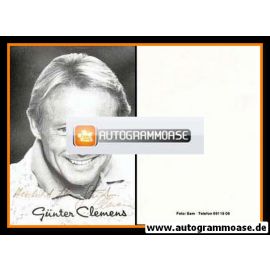 Autogramm Schauspieler | Günter CLEMENS | 1980er (Portrait SW)