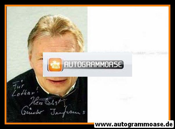 Autogramm Schauspieler | Günter JUNGHANS | 1990er Foto (Portrait Color)