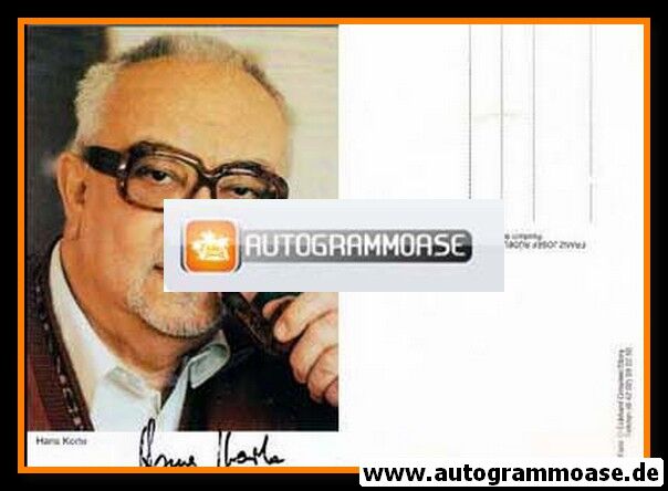 Autogramm Schauspieler | Hans KORTE | 1980er (Portrait Color Rüdel) Gmeiner