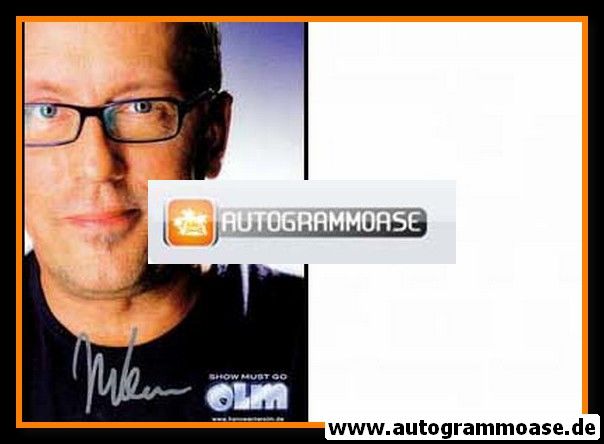 Autogramm Comedy | Hans Werner OLM | 2008 "Show Must Go Olm"