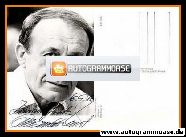 Autogramm Schauspieler | Alexander KERST | 1980er (Portrait SW Rüdel)
