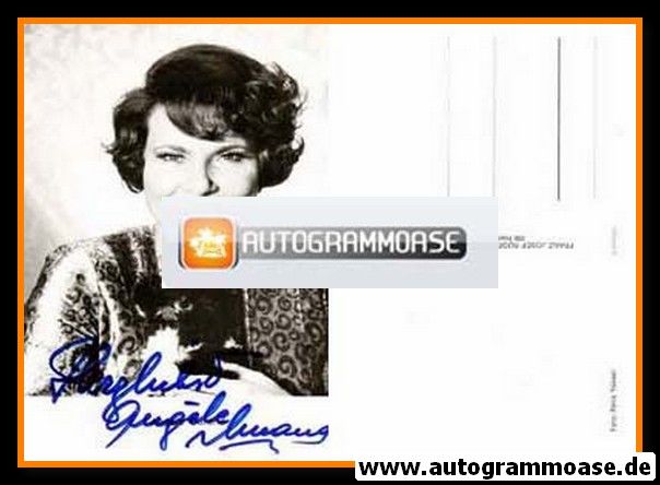 Autogramm Schlager | Angele DURAND | 1970er (Portrait SW Rüdel)