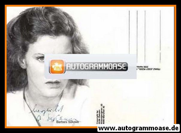 Autogramm Schauspieler | Barbara SUKOWA | 1980er (Portrait SW Rüdel)